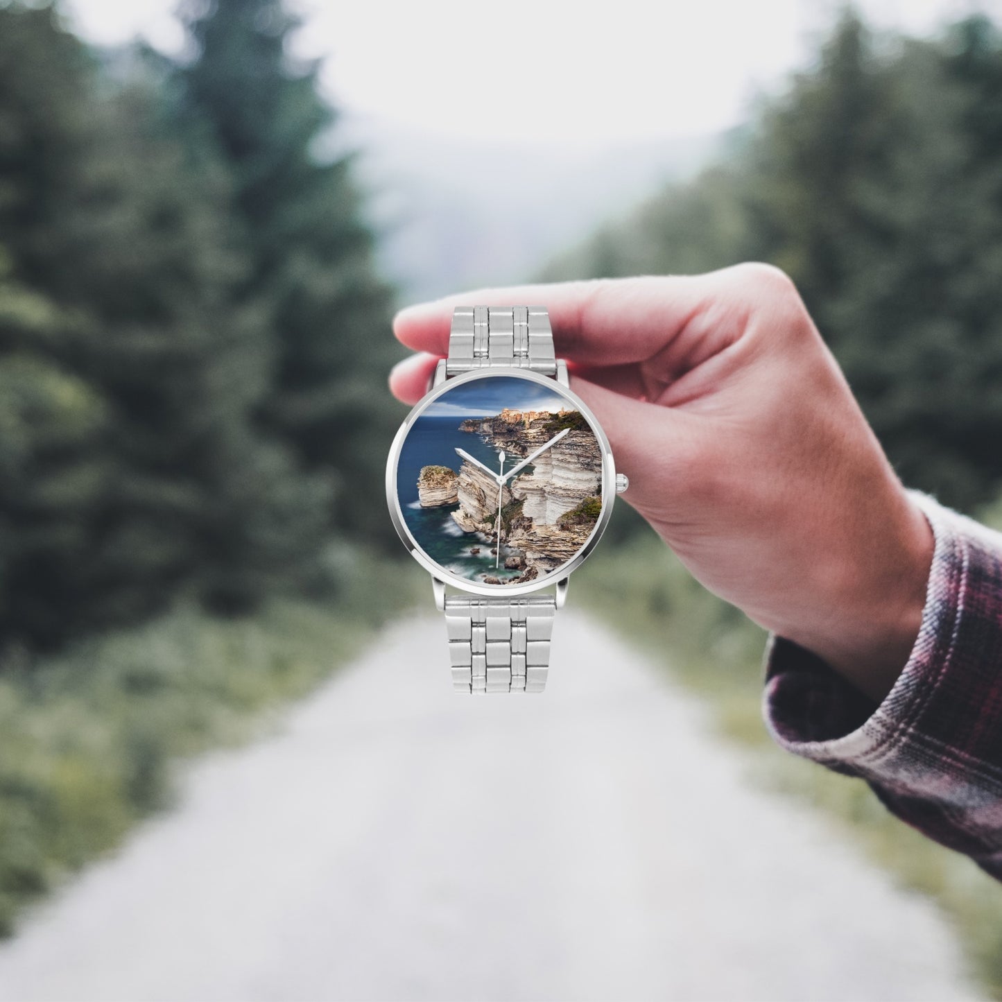 Montre à quartz avec bracelet en acier Bonifacio