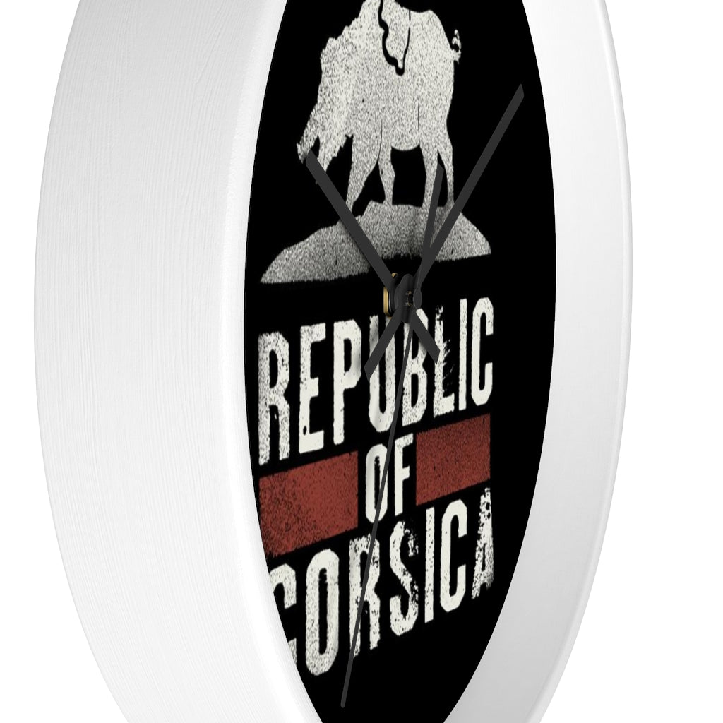 horloge Republic of Corsica - Ochju Ochju Printify Home Decor horloge Republic of Corsica