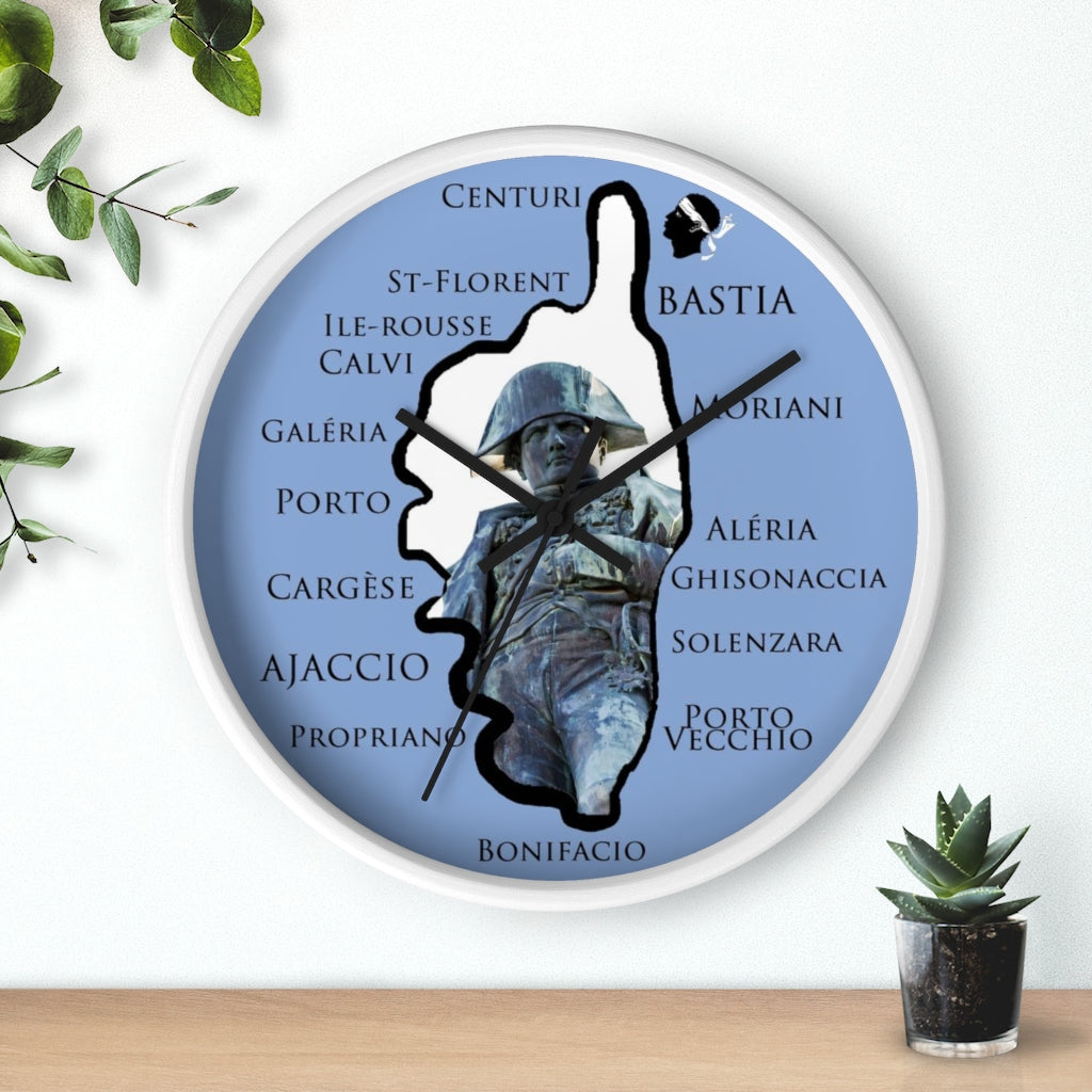 horloge murale Napoléon Corsica - Ochju Ochju Printify Home Decor horloge murale Napoléon Corsica