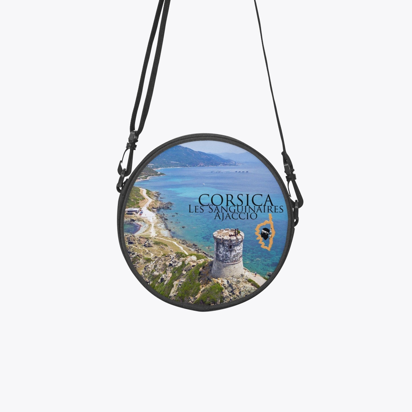 Sac cartable rond Corsica Les Saguinaires