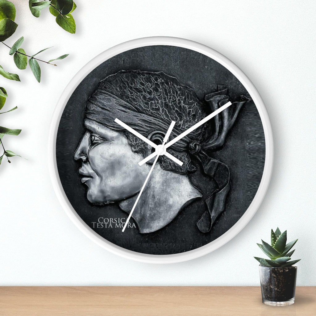 horloge Testa Mora Corsica - Ochju Ochju Printify Home Decor horloge Testa Mora Corsica