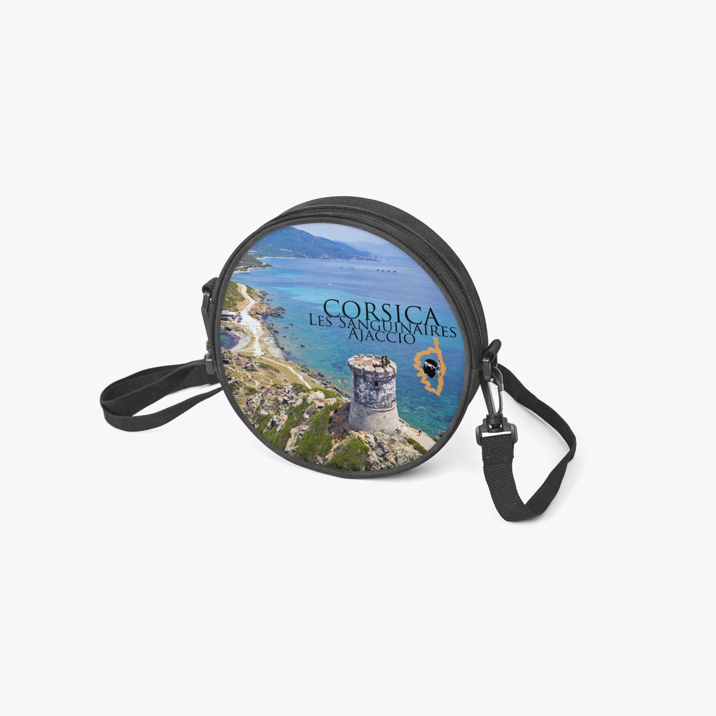 Sac cartable rond Corsica Les Saguinaires