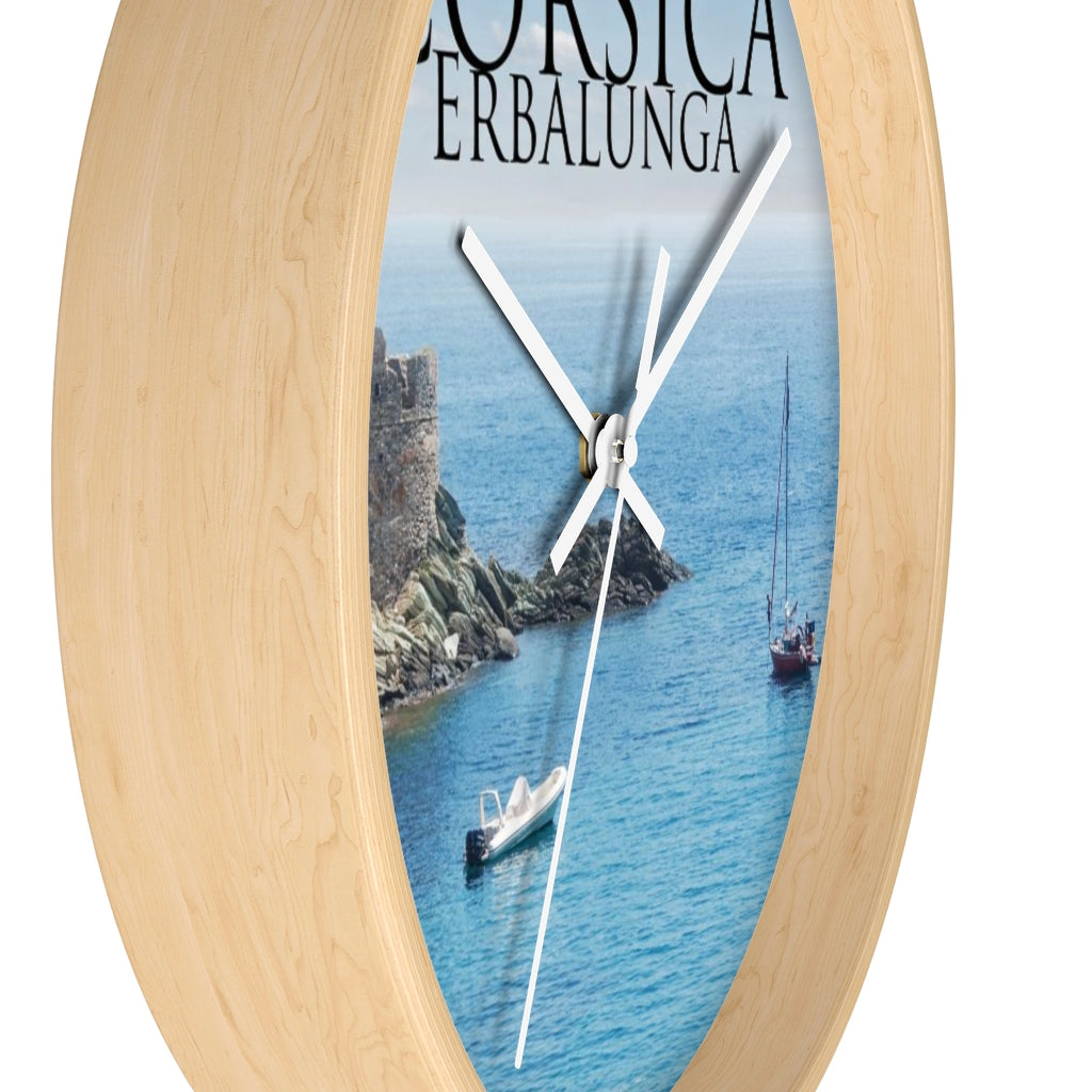 horloge Corsica Erbalunga - Ochju Ochju Printify Home Decor horloge Corsica Erbalunga