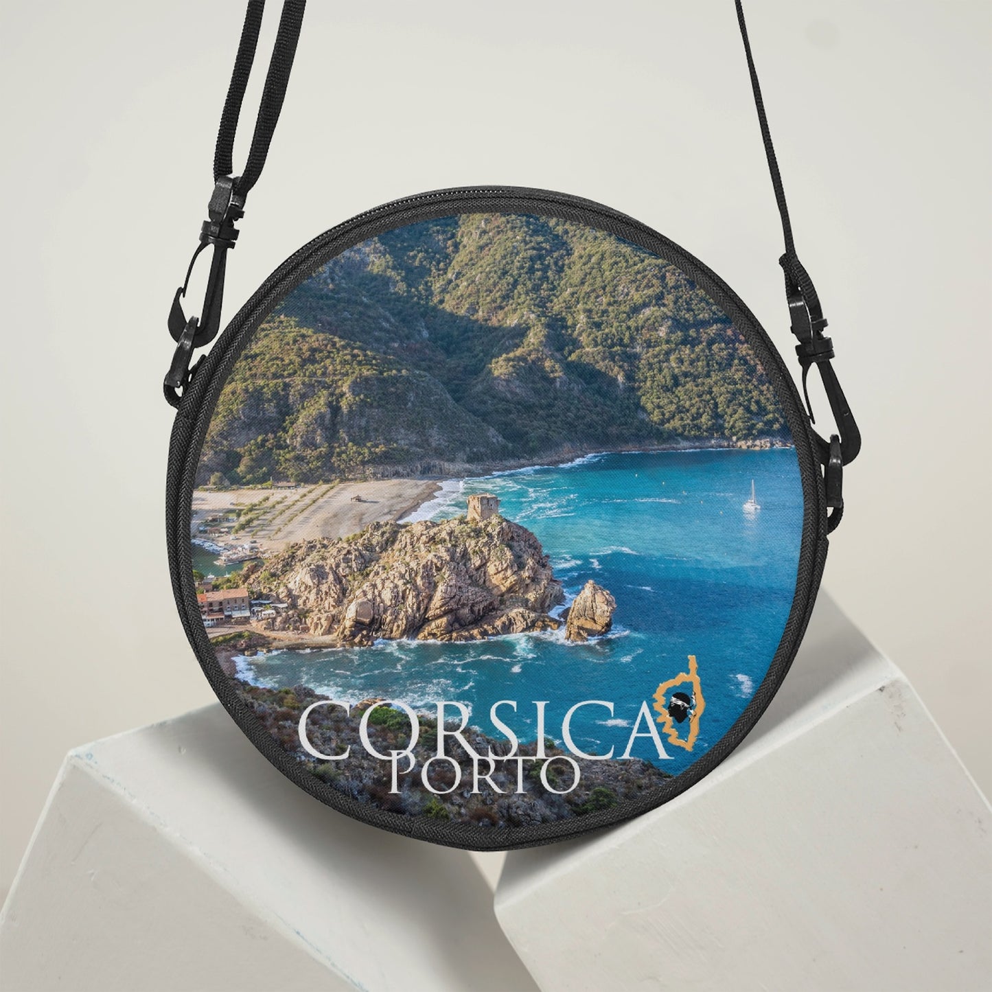 Sac cartable rond Corsica Porto