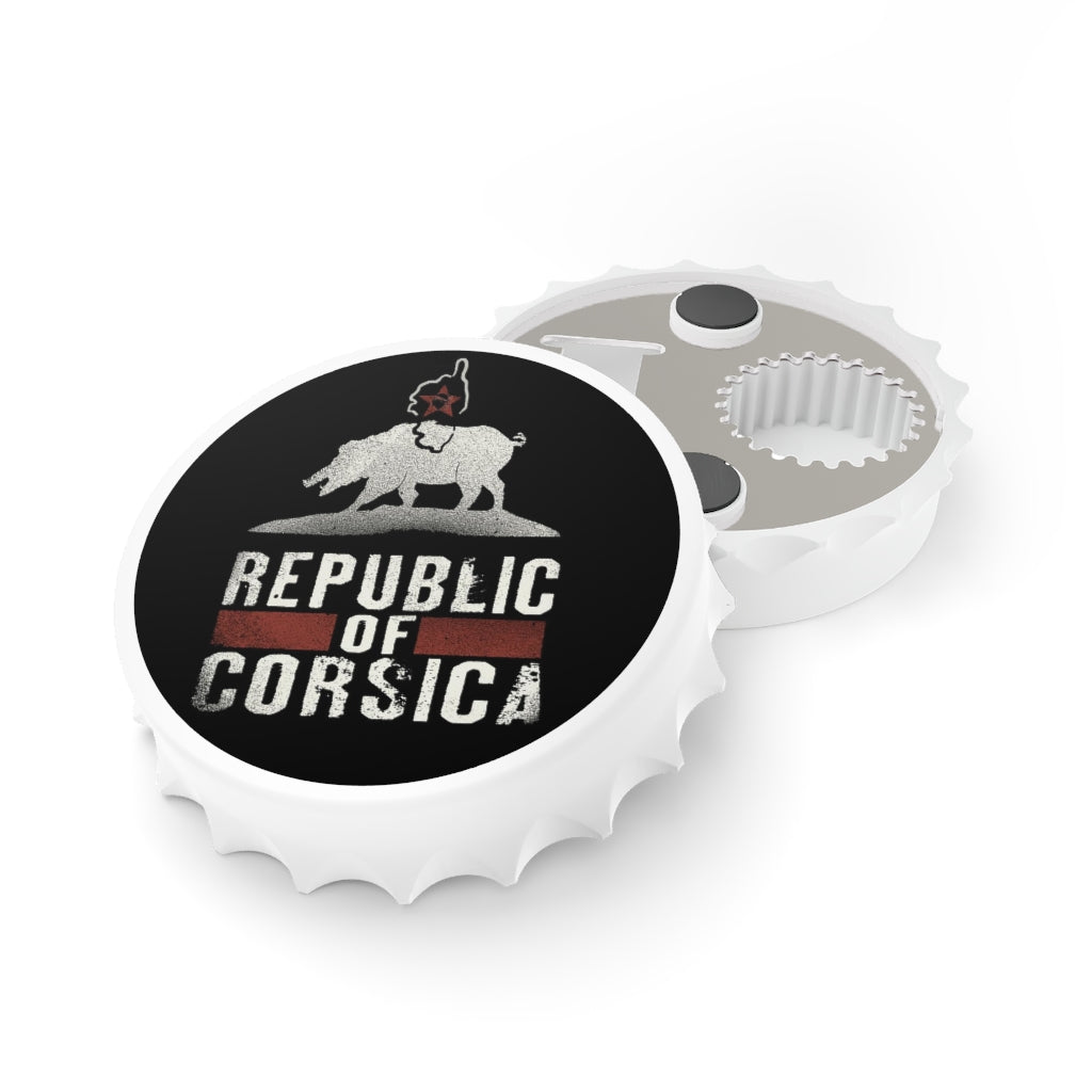 Magnet décapsuleur Republic of Corsica - Ochju Ochju Printify Accessories Magnet décapsuleur Republic of Corsica