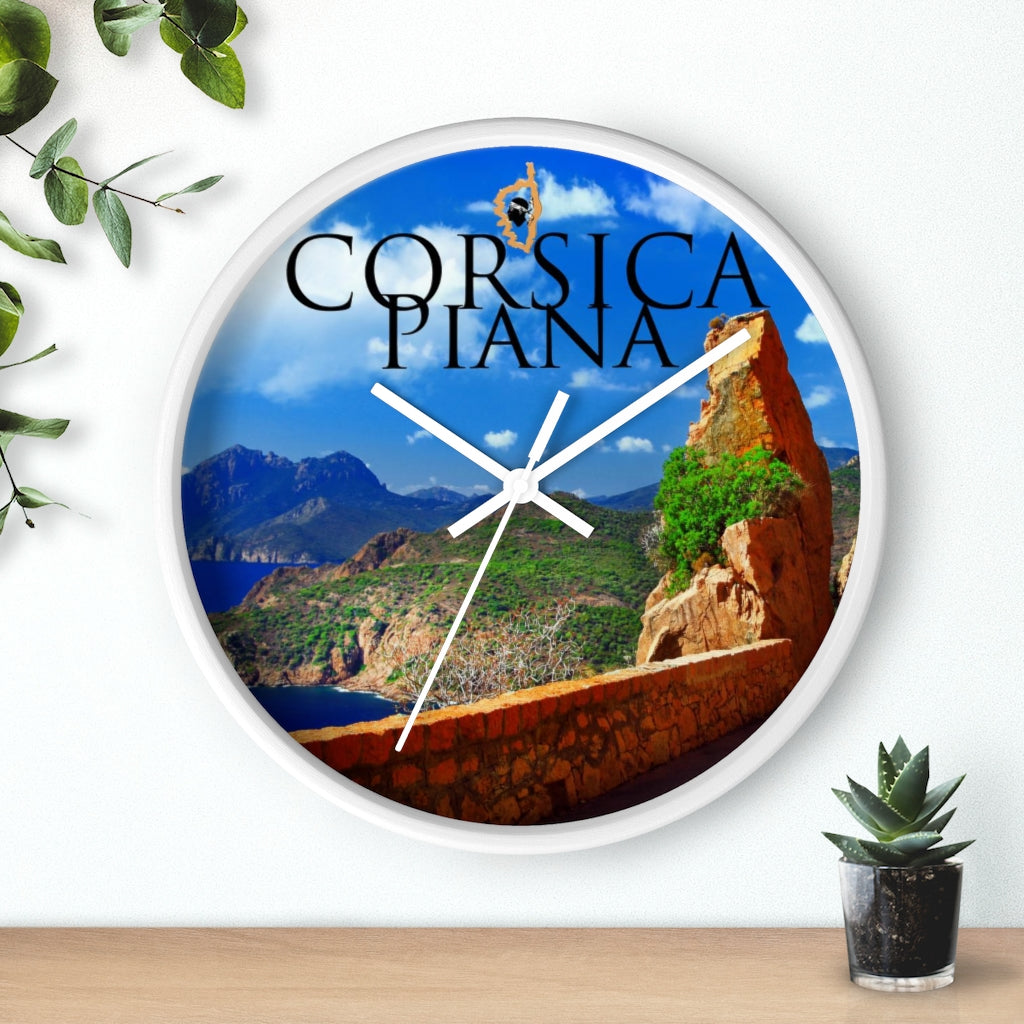 horloge Corsica Piana - Ochju Ochju Printify Home Decor horloge Corsica Piana