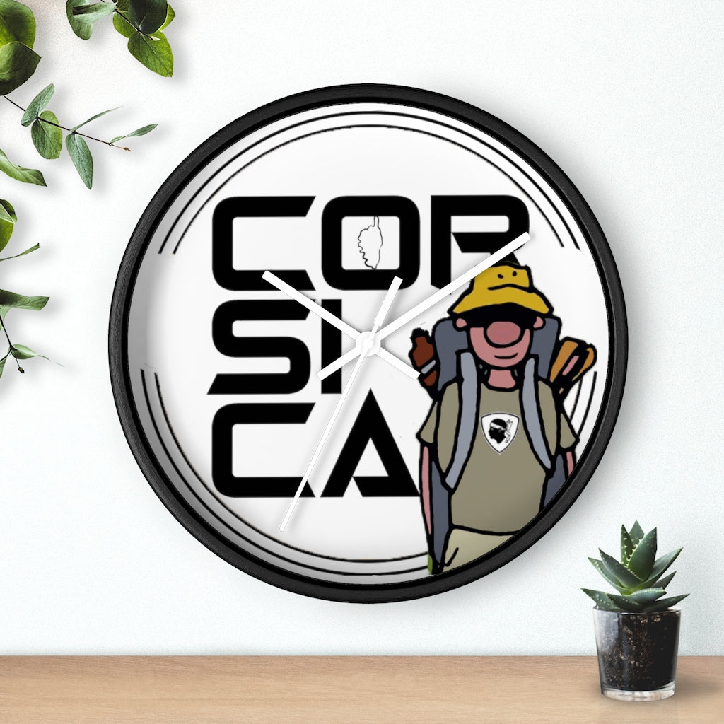 horloge murale U Pinzutu Corsica - Ochju Ochju Printify Home Decor horloge murale U Pinzutu Corsica