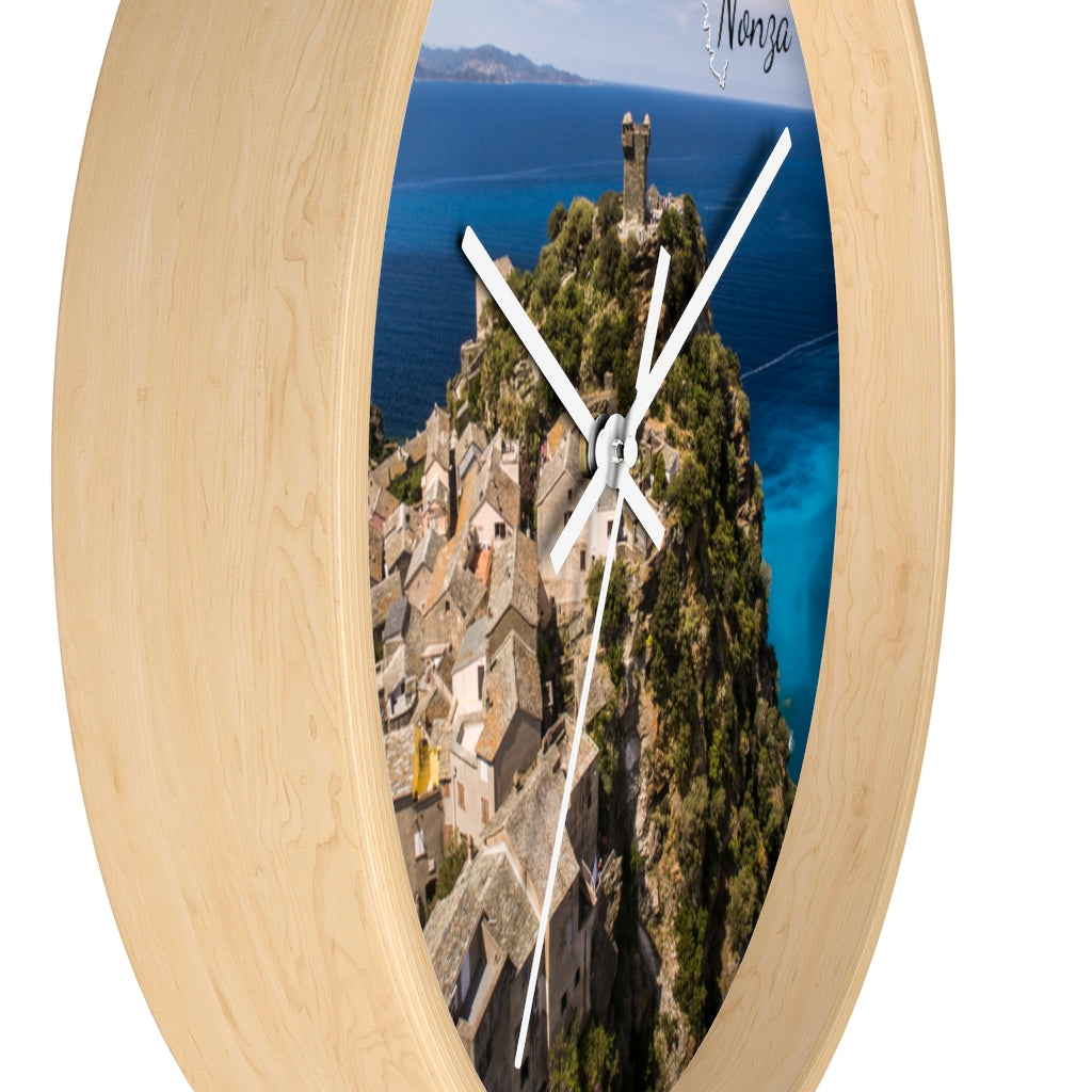 horloge Nonza Corsica - Ochju Ochju Printify Home Decor horloge Nonza Corsica