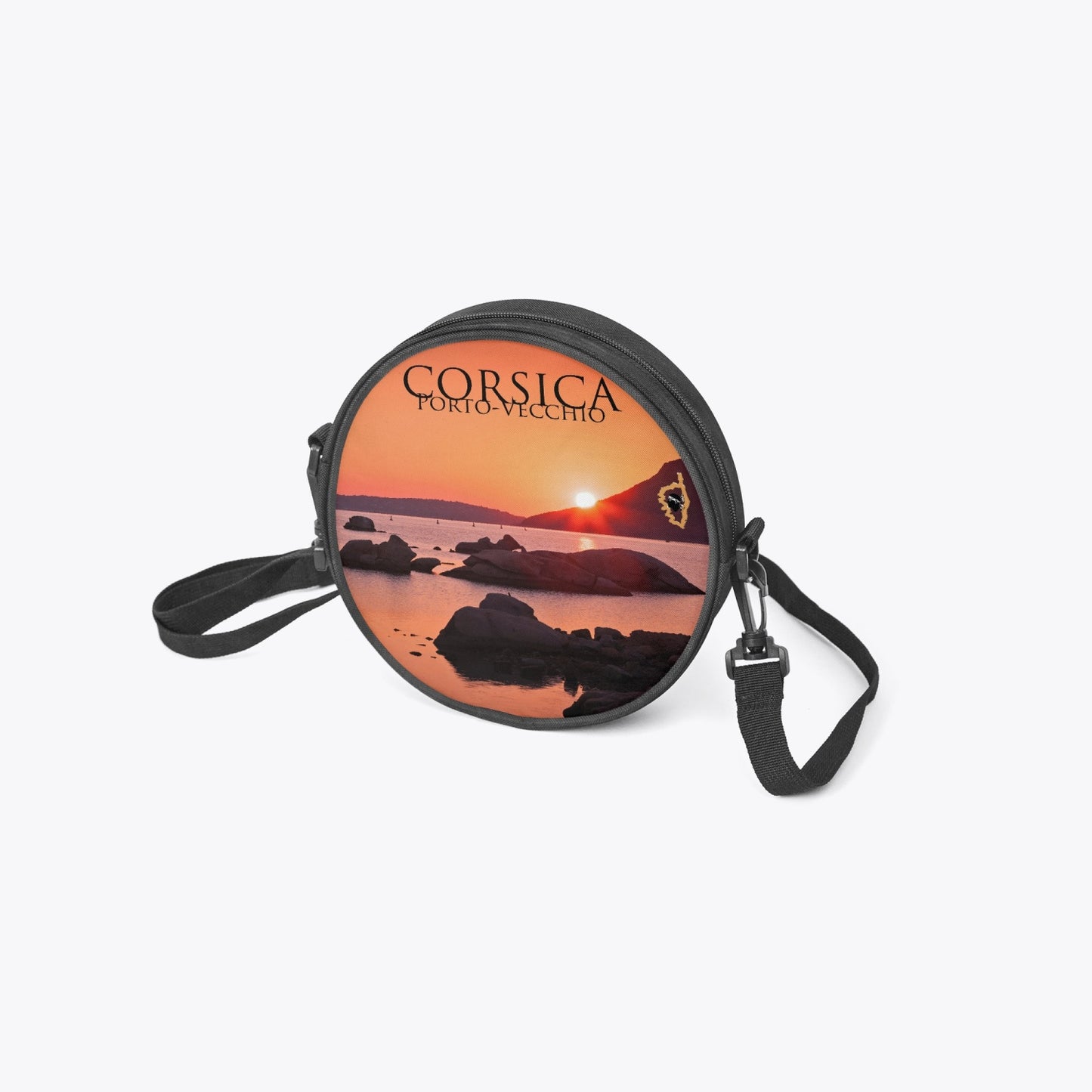 Sac cartable rond Corsica Porto-Vecchio