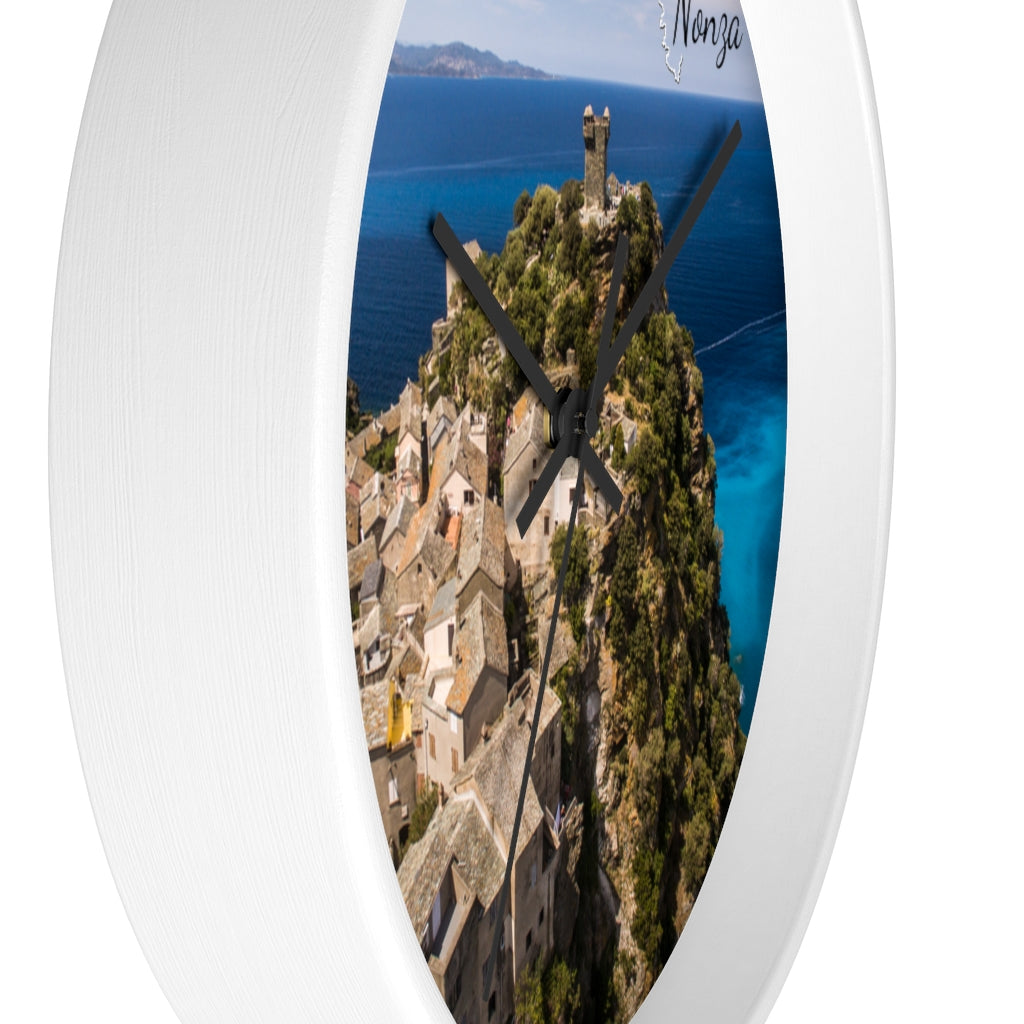 horloge Nonza Corsica - Ochju Ochju Printify Home Decor horloge Nonza Corsica