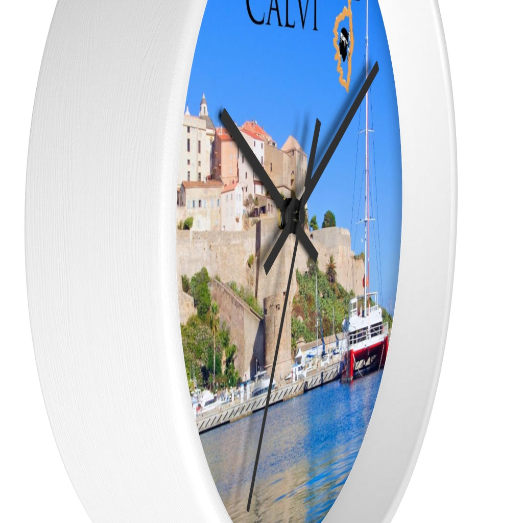 horloge Corsica Calvi - Ochju Ochju Printify Home Decor horloge Corsica Calvi