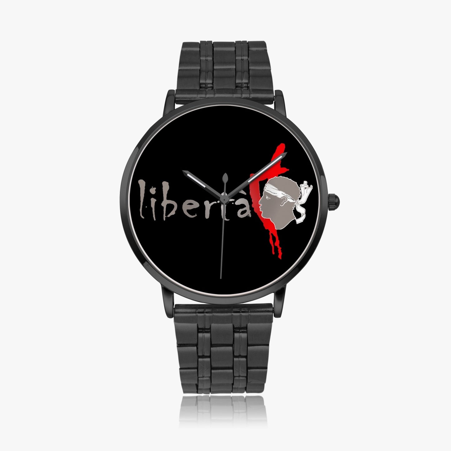 Montre à quartz avec bracelet en acier Libertà