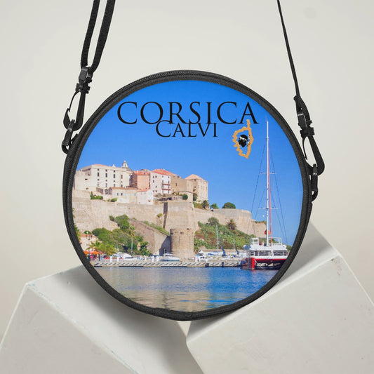 Sac cartable rond Corsica Calvi