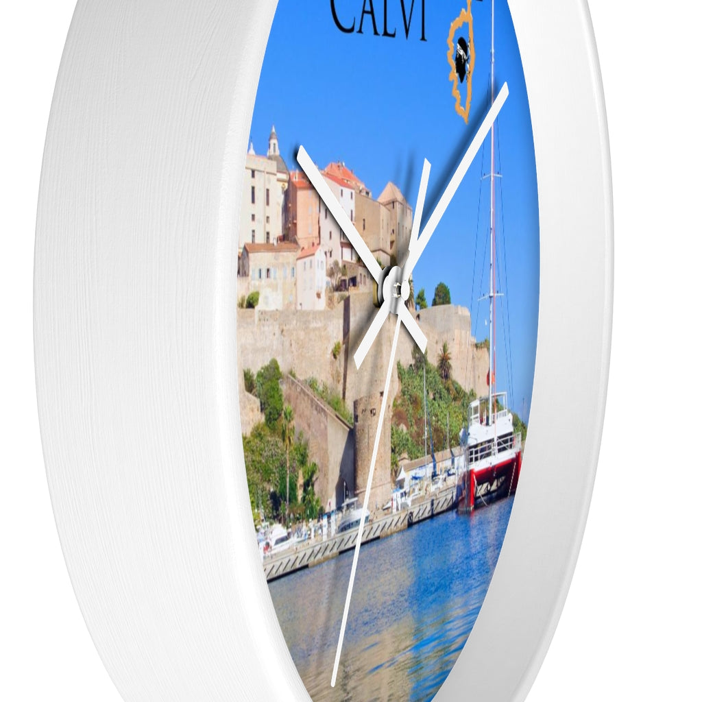 horloge Corsica Calvi - Ochju Ochju Printify Home Decor horloge Corsica Calvi