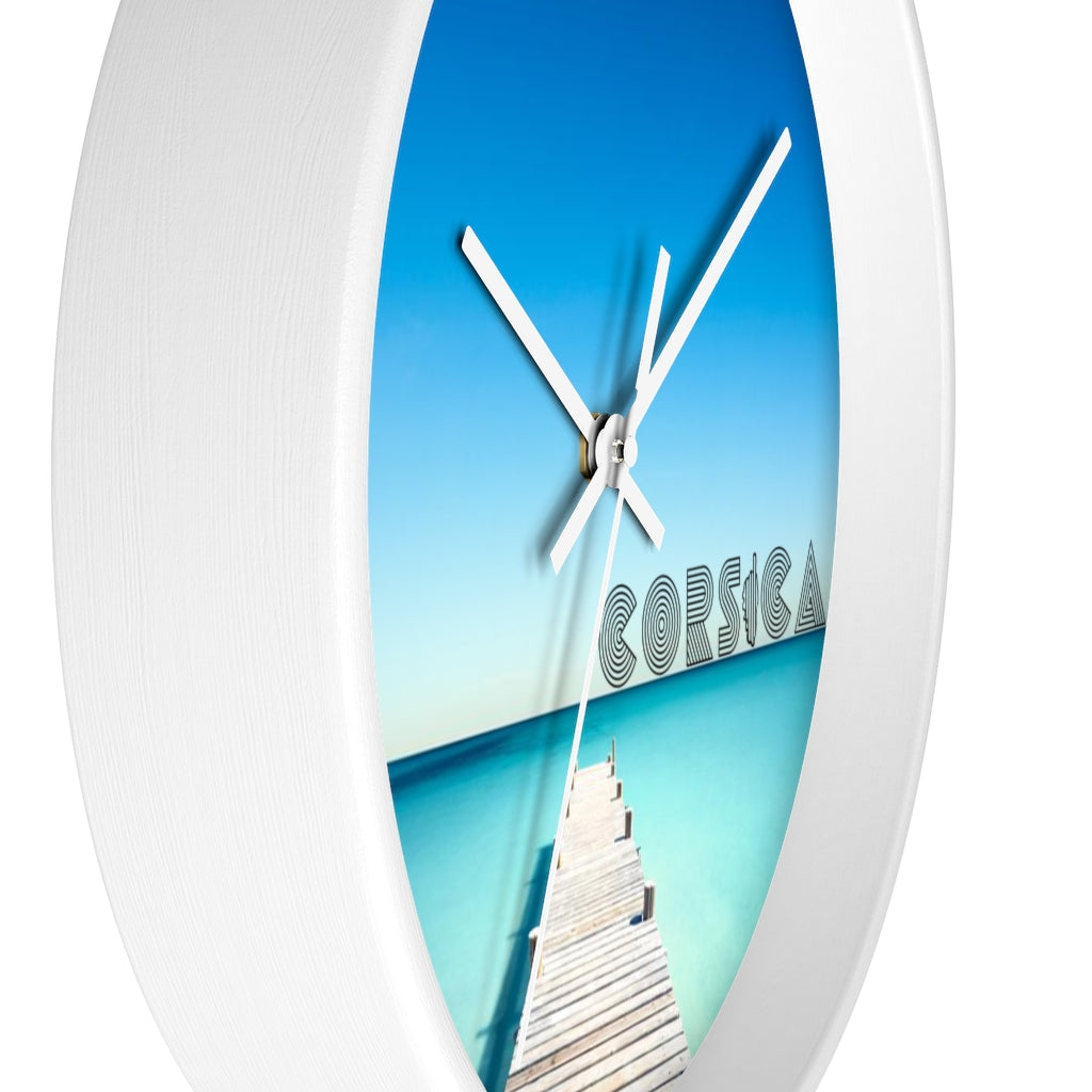 horloge murale Corsica - Ochju Ochju Printify Home Decor horloge murale Corsica