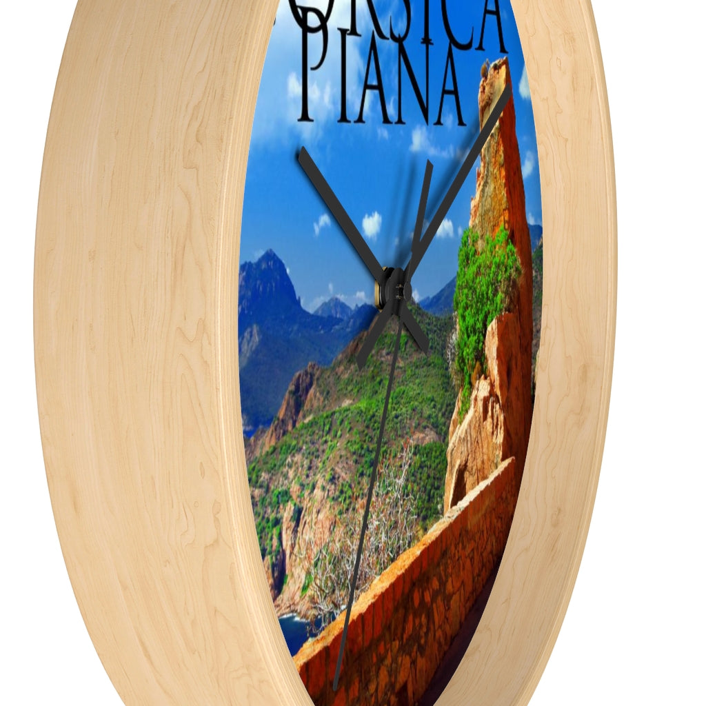 horloge Corsica Piana - Ochju Ochju Printify Home Decor horloge Corsica Piana