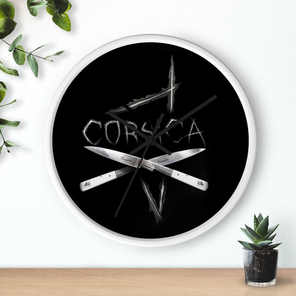 horloge Vendetta Corsa - Ochju Ochju Printify Home Decor horloge Vendetta Corsa