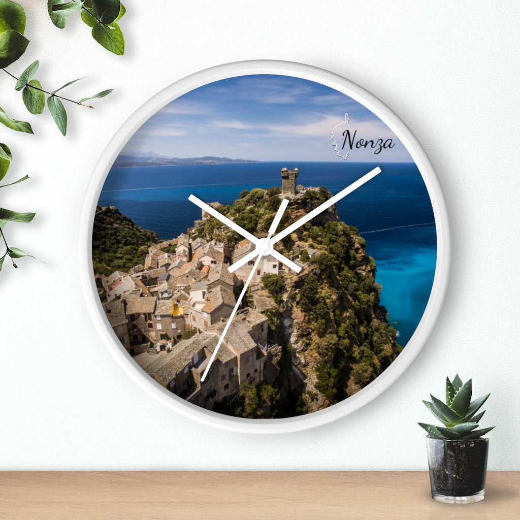 horloge Nonza Corsica - Ochju Ochju Printify Home Decor horloge Nonza Corsica