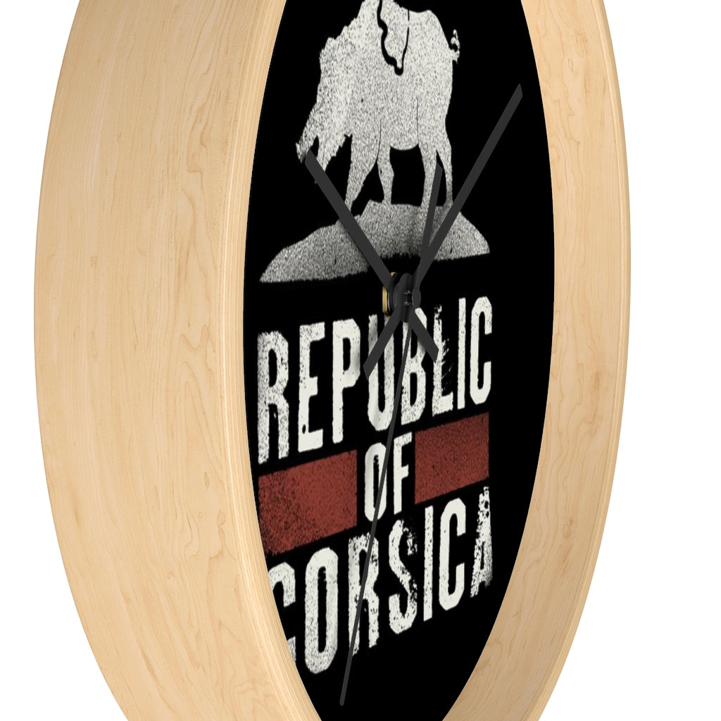 horloge Republic of Corsica - Ochju Ochju Printify Home Decor horloge Republic of Corsica