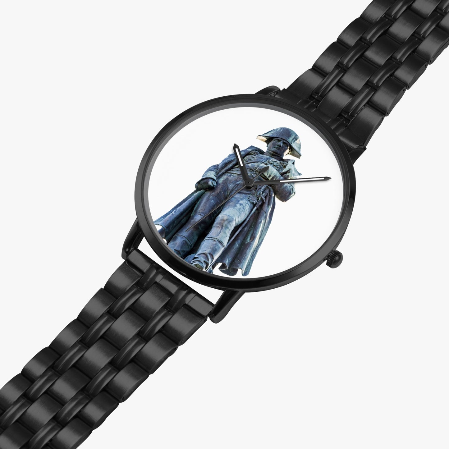 Montre à quartz avec bracelet en acier Napoléon