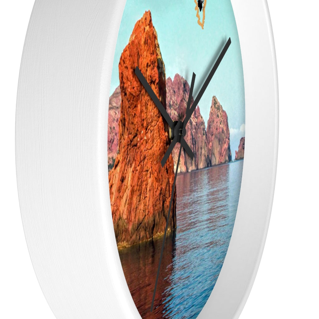 horloge Scandola Corsica - Ochju Ochju Printify Home Decor horloge Scandola Corsica