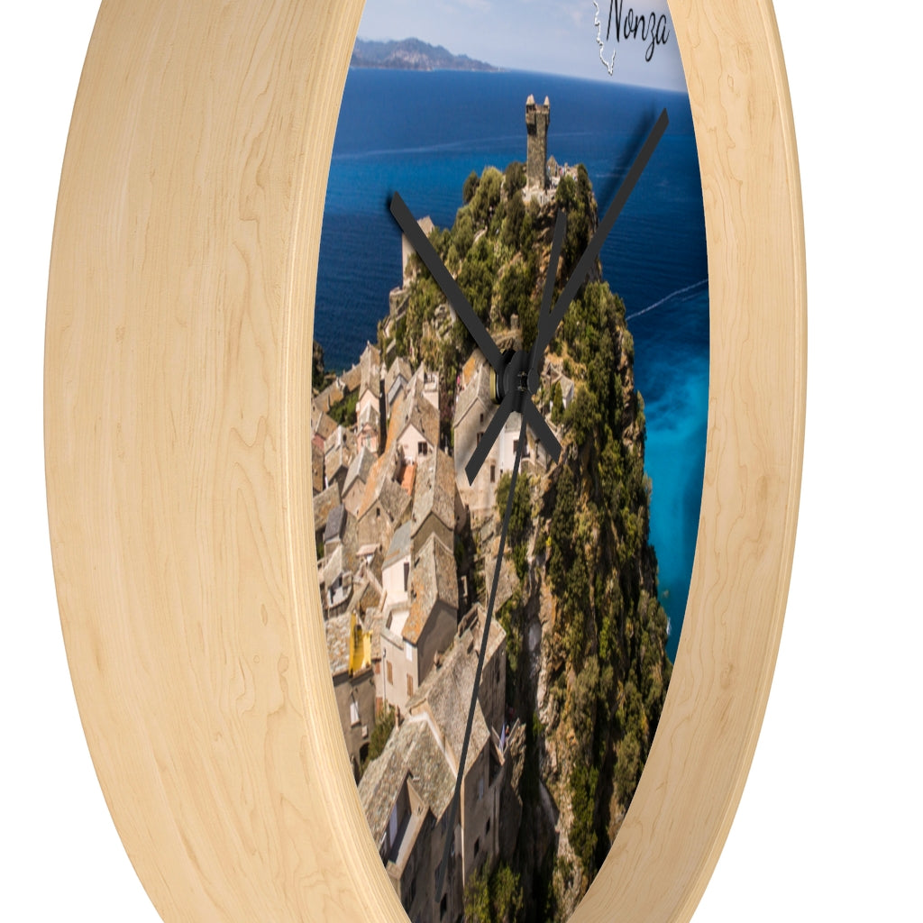 horloge Nonza Corsica - Ochju Ochju Printify Home Decor horloge Nonza Corsica