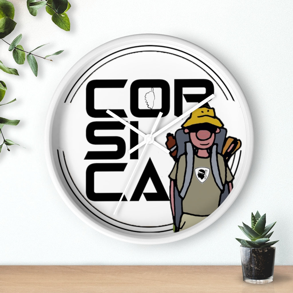 horloge murale U Pinzutu Corsica - Ochju Ochju Printify Home Decor horloge murale U Pinzutu Corsica