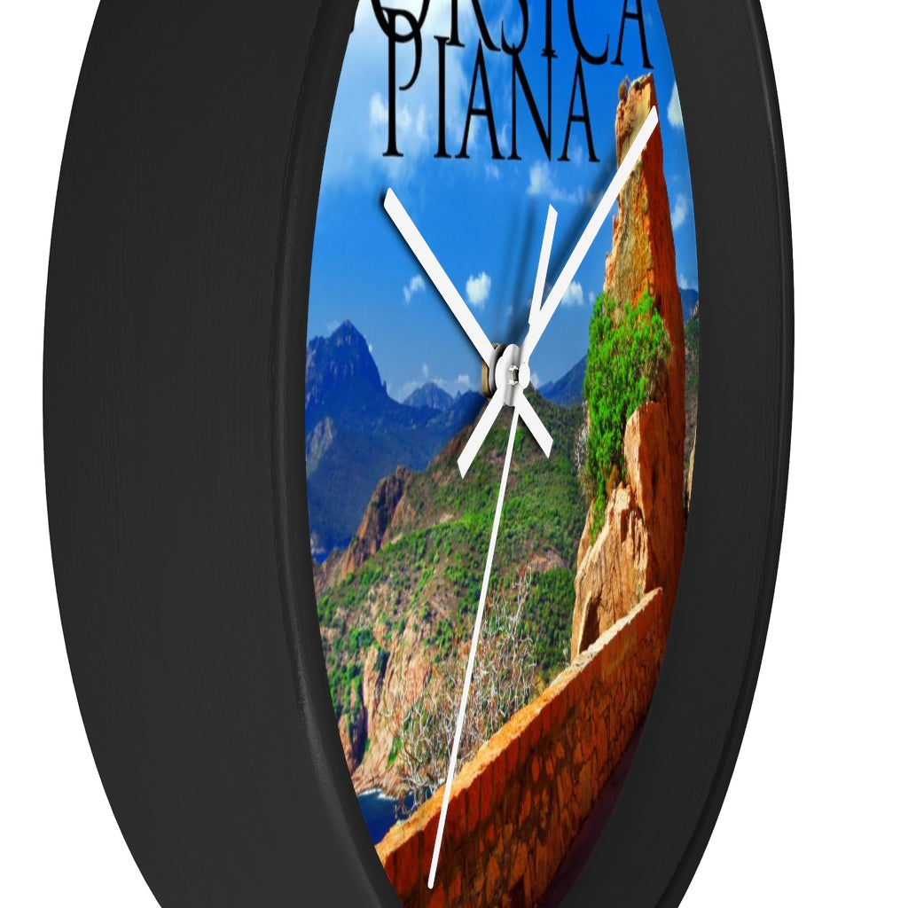 horloge Corsica Piana - Ochju Ochju Printify Home Decor horloge Corsica Piana