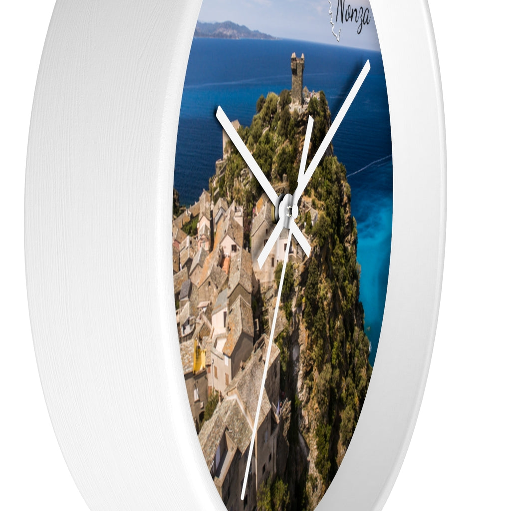 horloge Nonza Corsica - Ochju Ochju Printify Home Decor horloge Nonza Corsica