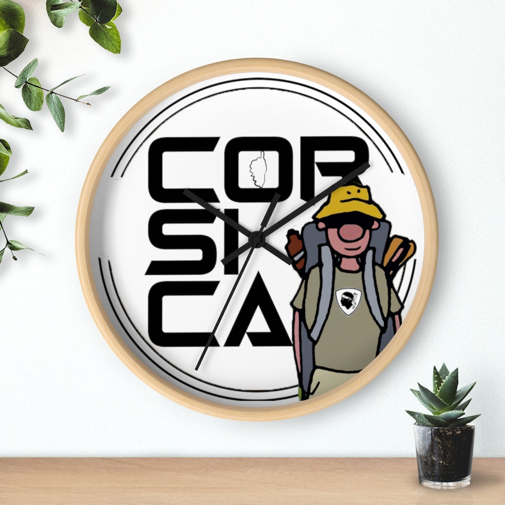 horloge murale U Pinzutu Corsica - Ochju Ochju Printify Home Decor horloge murale U Pinzutu Corsica