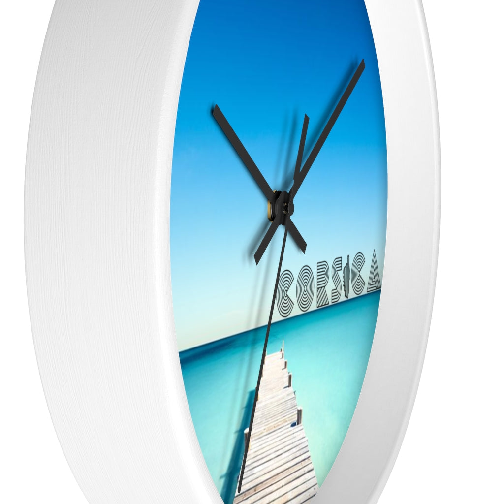 horloge murale Corsica - Ochju Ochju Printify Home Decor horloge murale Corsica