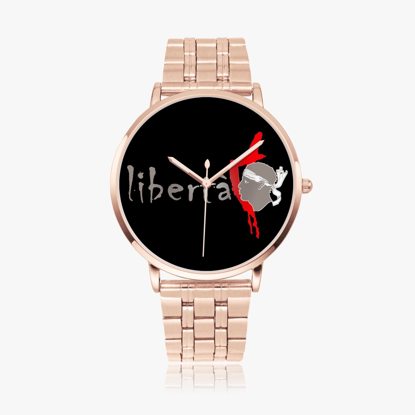 Montre à quartz avec bracelet en acier Libertà