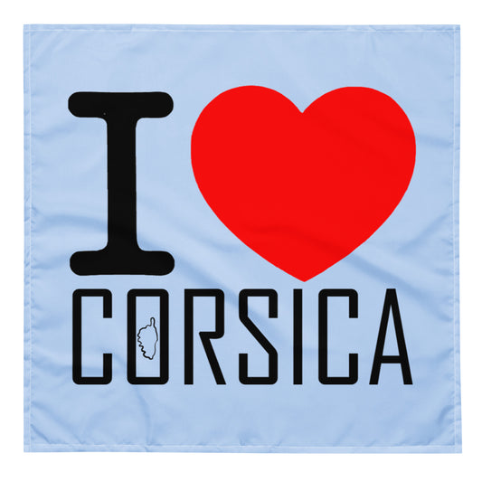 Bandana all over I Love Corsica