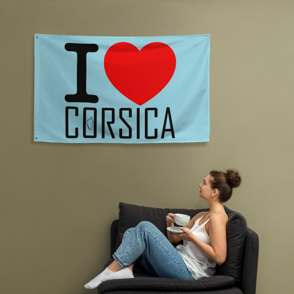 Drapeau i Love Corsica