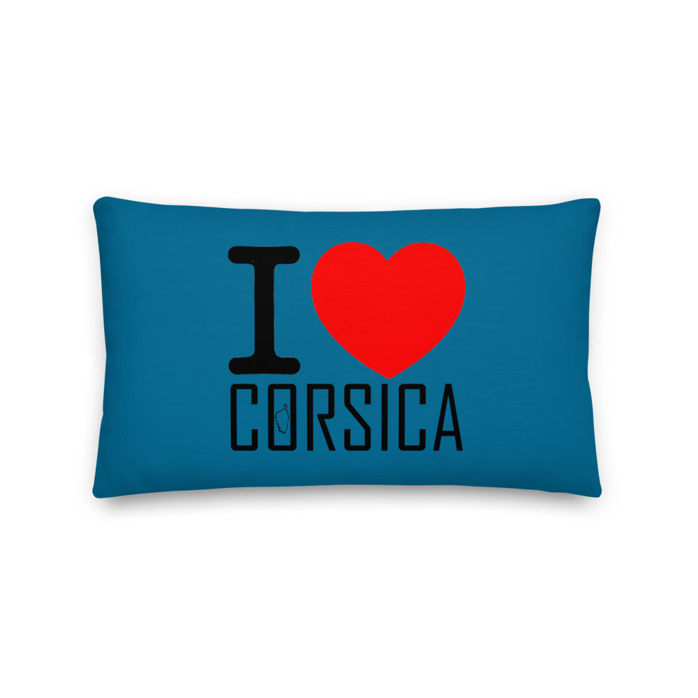 Coussin Haut de Gamme I Love Corsica