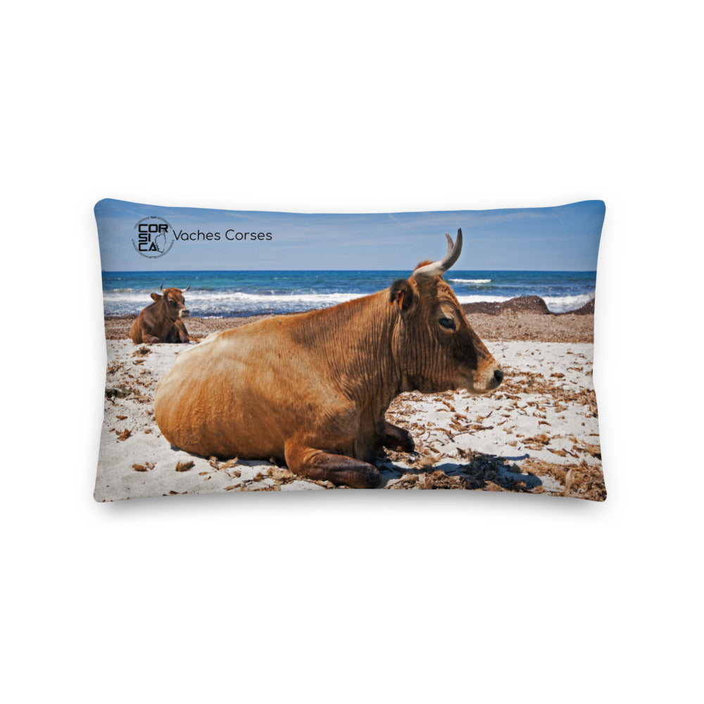 Coussin Haut de Gamme Vaches Corses