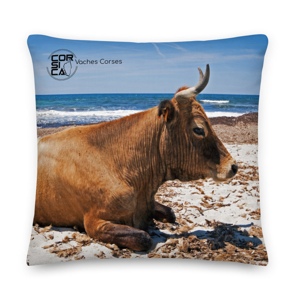 Coussin Haut de Gamme Vaches Corses