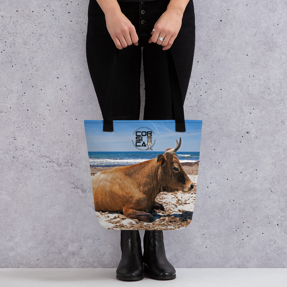 Tote bag Vaches Corses - Ochju Ochju Noir Ochju Tote bag Vaches Corses