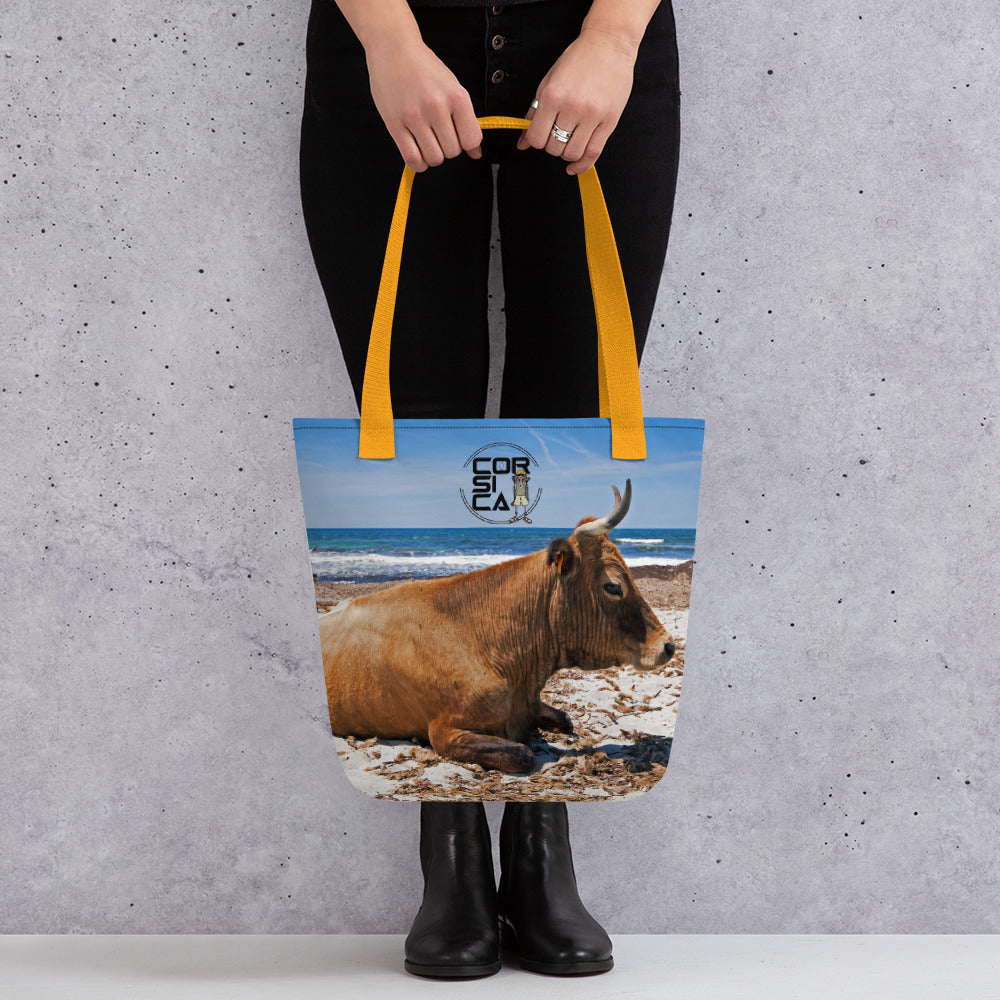 Tote bag Vaches Corses - Ochju Ochju Jaune Ochju Tote bag Vaches Corses