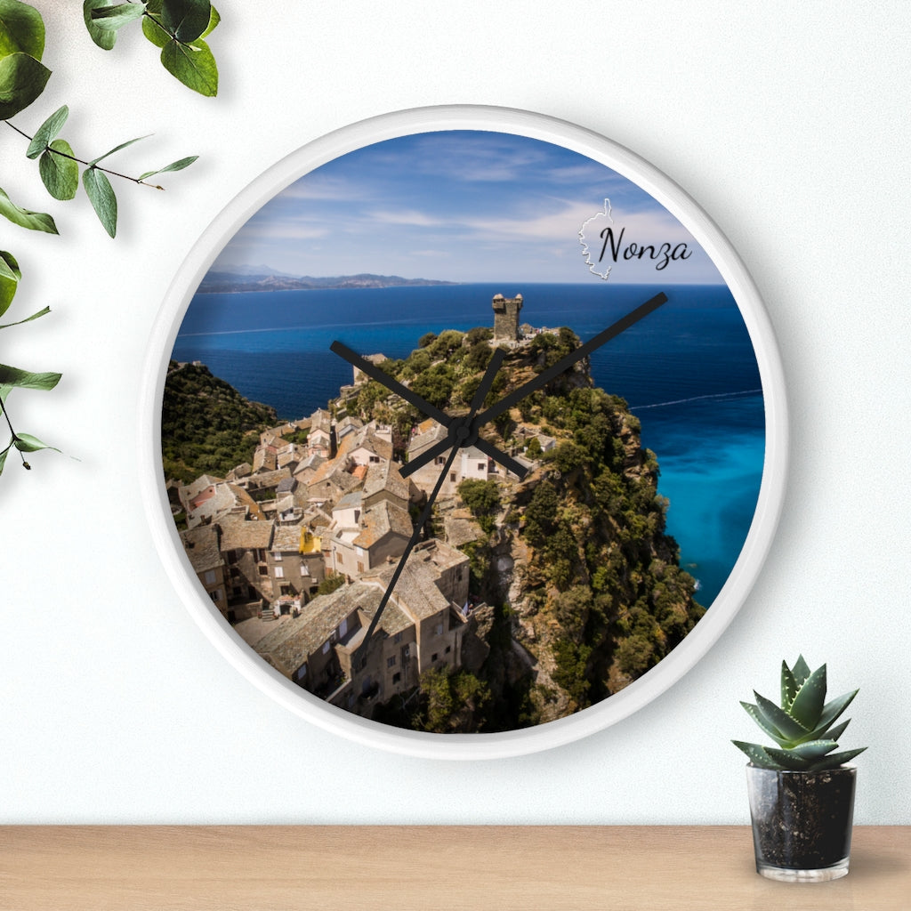 horloge Nonza Corsica - Ochju Ochju Printify Home Decor horloge Nonza Corsica