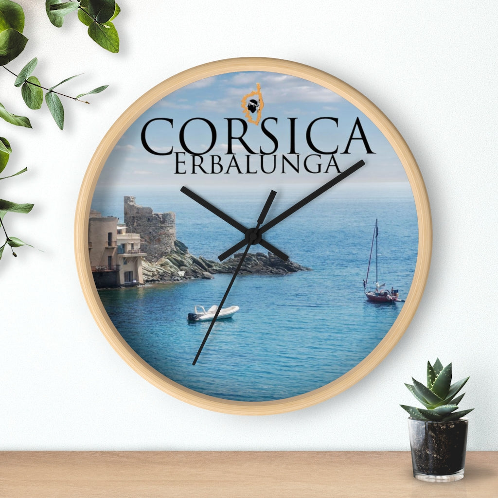 horloge Corsica Erbalunga - Ochju Ochju Printify Home Decor horloge Corsica Erbalunga