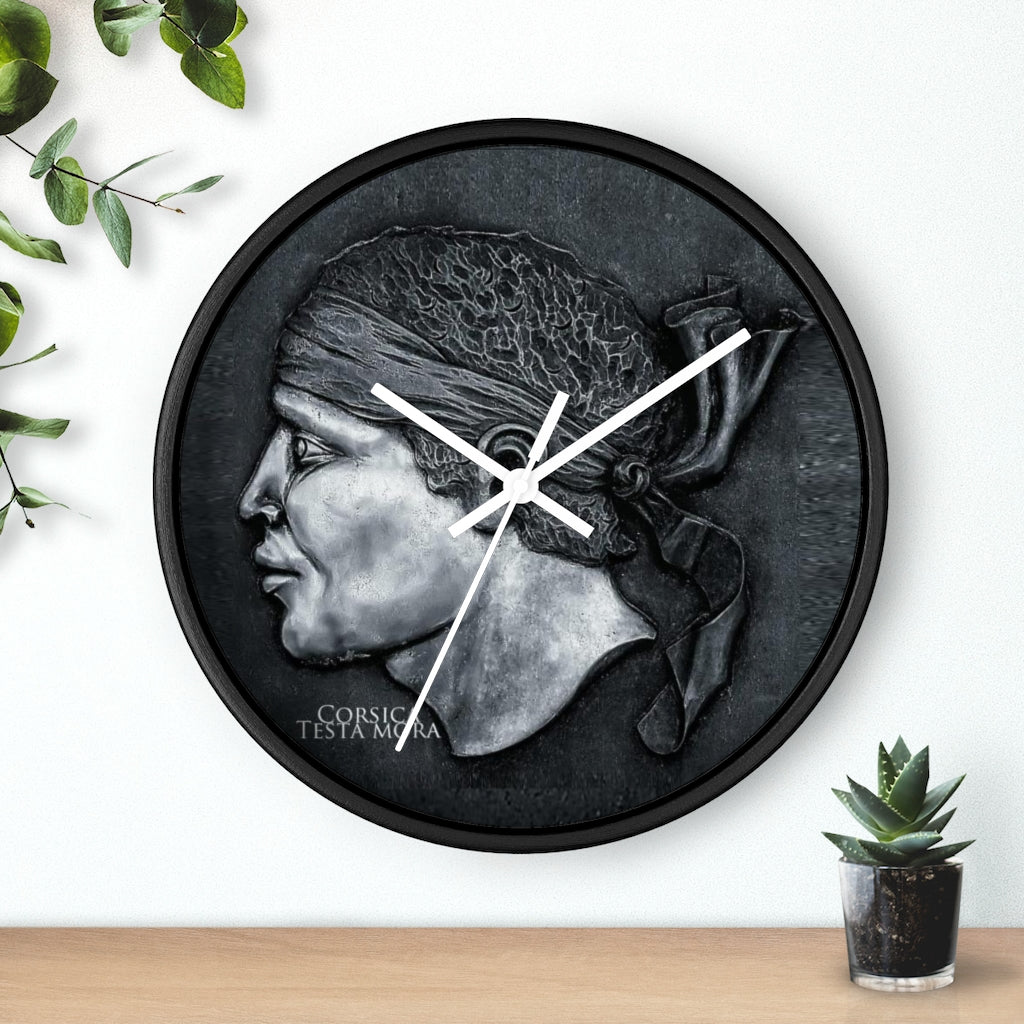 horloge Testa Mora Corsica - Ochju Ochju Printify Home Decor horloge Testa Mora Corsica