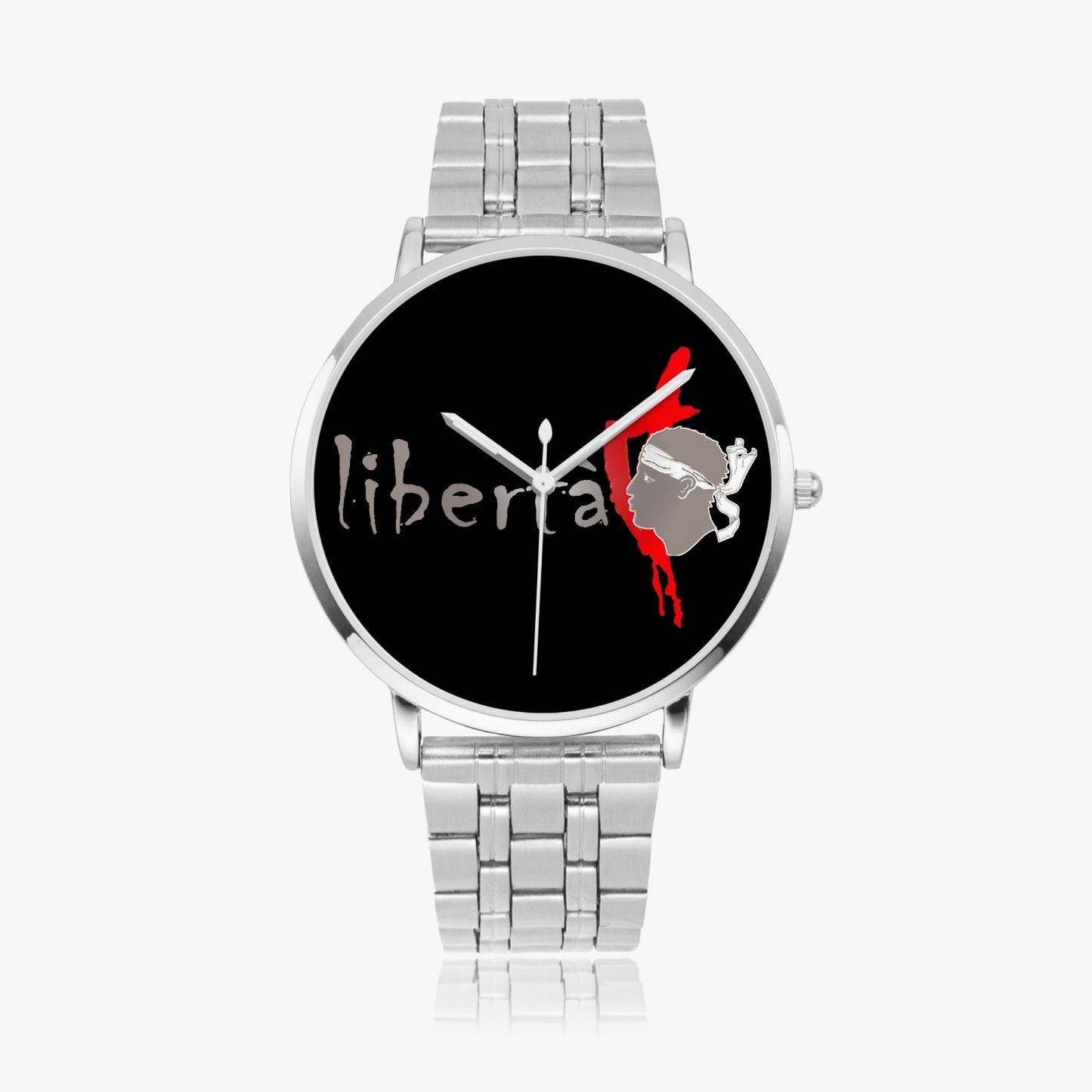 Montre à quartz avec bracelet en acier Libertà