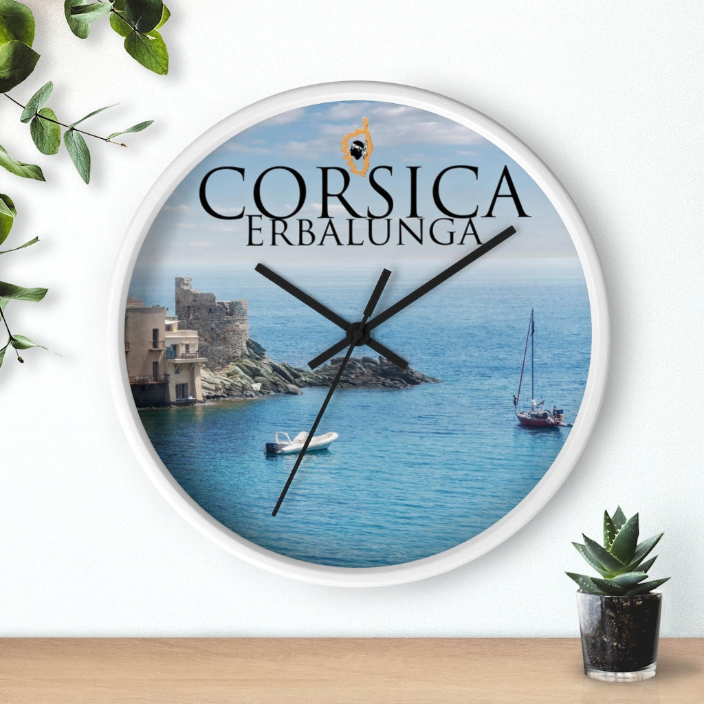 horloge Corsica Erbalunga - Ochju Ochju Printify Home Decor horloge Corsica Erbalunga