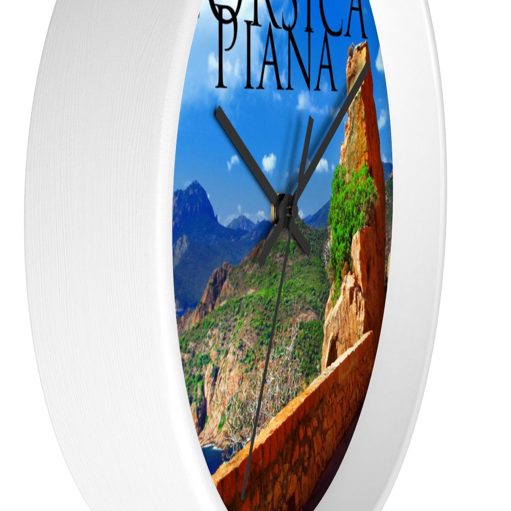 horloge Corsica Piana - Ochju Ochju Printify Home Decor horloge Corsica Piana