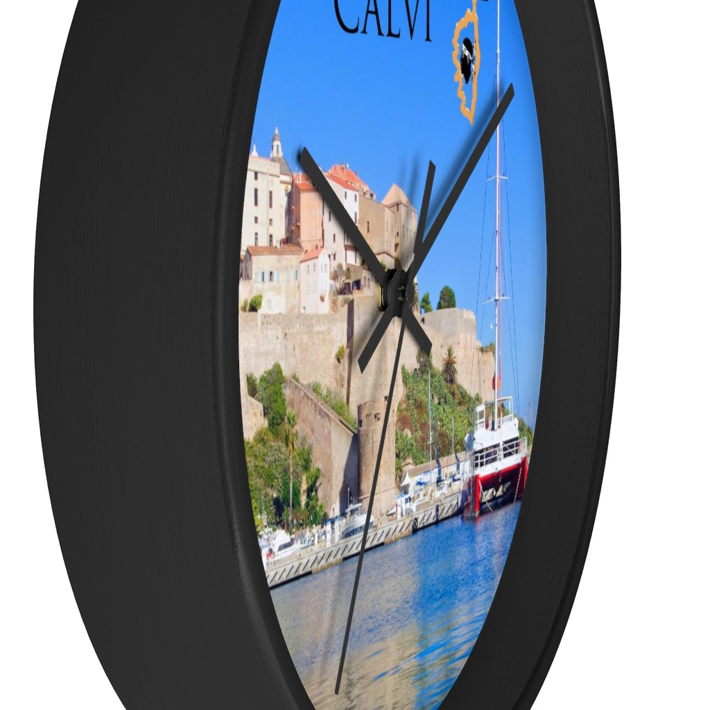 horloge Corsica Calvi - Ochju Ochju Printify Home Decor horloge Corsica Calvi