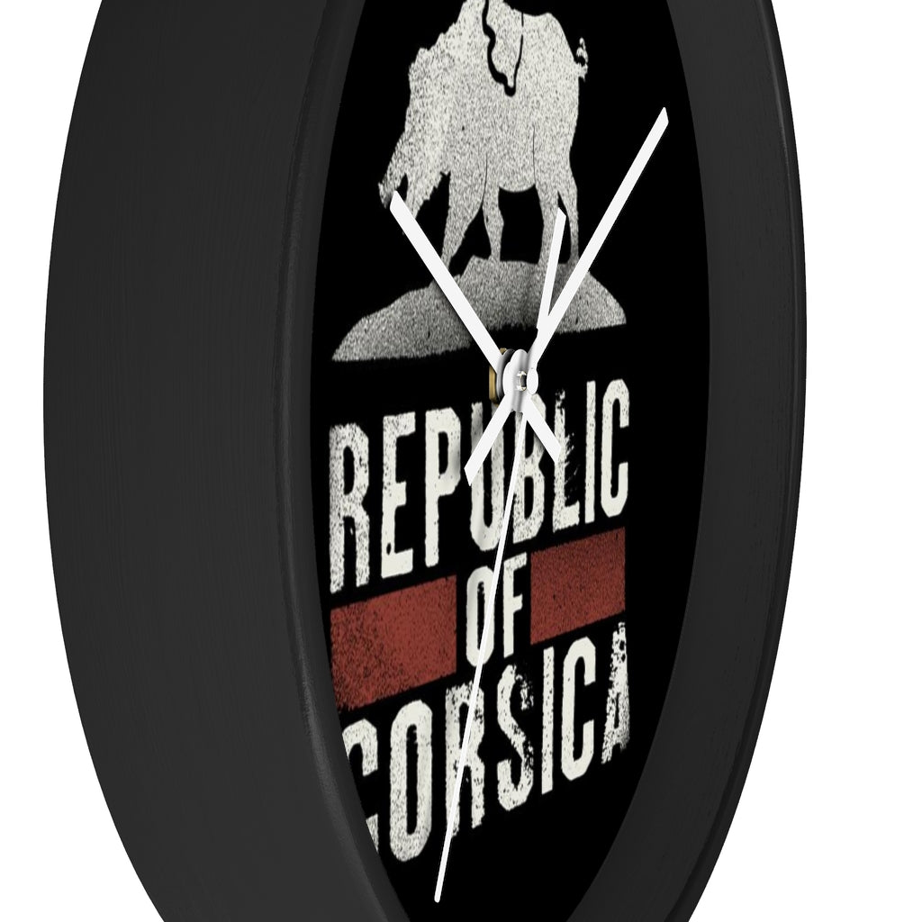 horloge Republic of Corsica - Ochju Ochju Printify Home Decor horloge Republic of Corsica