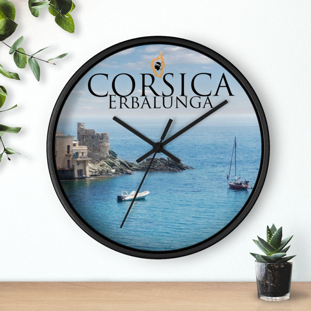 horloge Corsica Erbalunga - Ochju Ochju Printify Home Decor horloge Corsica Erbalunga