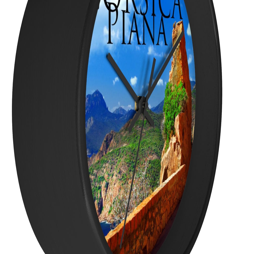 horloge Corsica Piana - Ochju Ochju Printify Home Decor horloge Corsica Piana