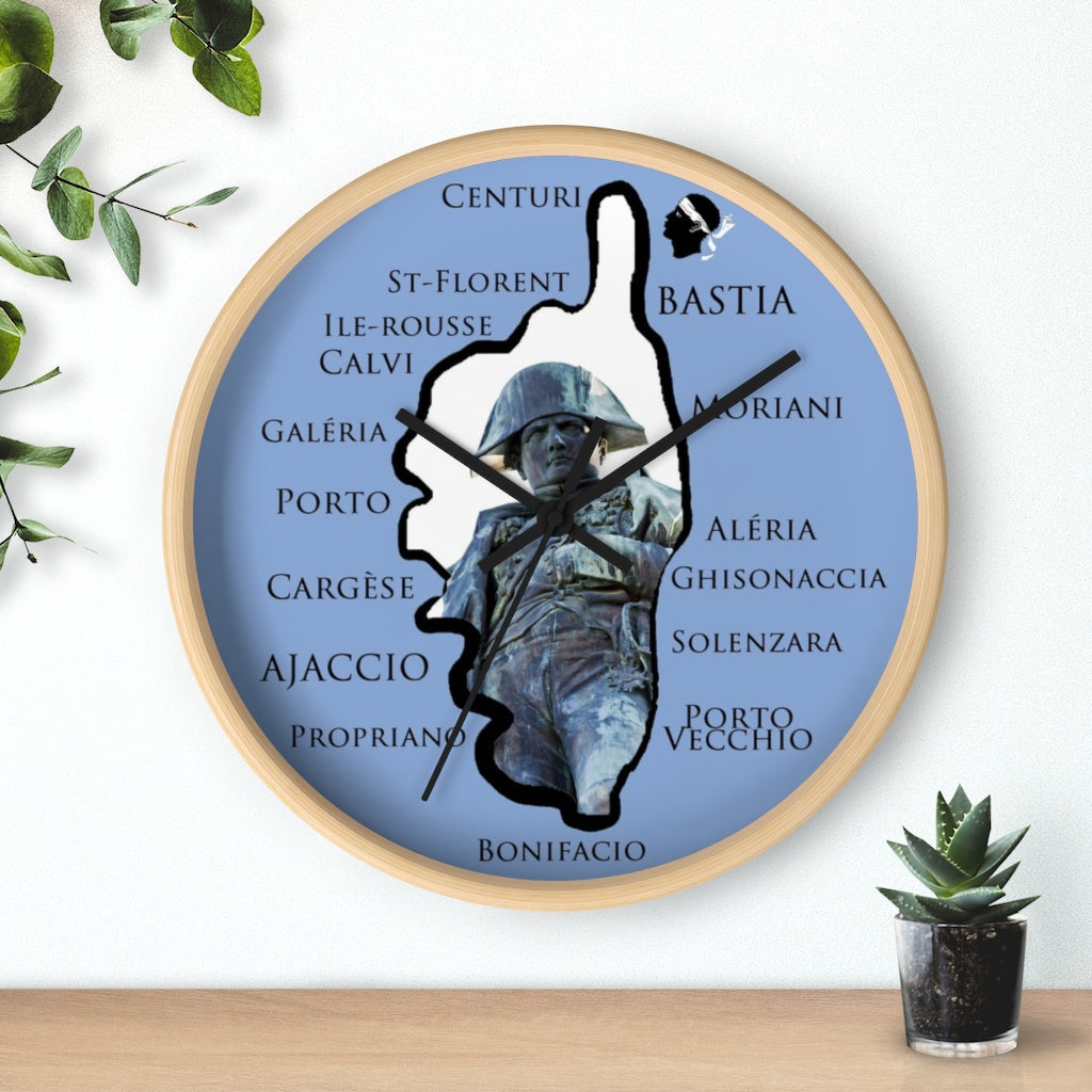 horloge murale Napoléon Corsica - Ochju Ochju Printify Home Decor horloge murale Napoléon Corsica